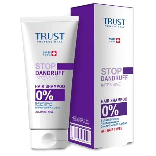 شامپو تخصصی ضد شوره مقاوم (شوره موهای چرب) تراست